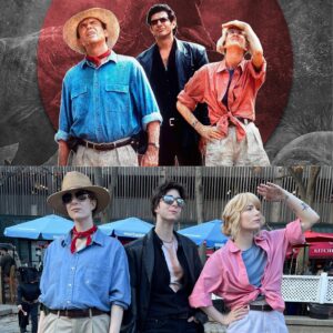 Andrea Levesque Instagram - Halloween 2022. Salem, MA. #jurassicpark 

🦕 🦖 
#dinosaurcostume #jurassicparkcosplay #halloweencostume #salemmassachusetts #alangrant #lauradern