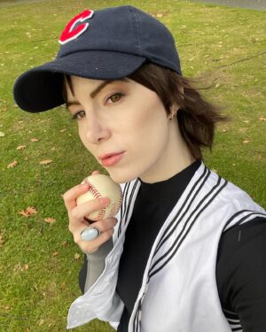 Andrea Levesque Instagram - My favorite Halloween costume - our Twilight baseball scene recreation has gone super viral on tiktok and I get to relive this amazing day over and over. Thank you for all the love!