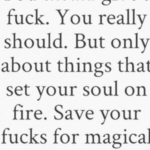 Andrea-Rachel Parker Instagram - note to self …just wanna be the thing that keeps that spark in you ablaze. magical sensationalstuff only. wish you knew you didnt have to play into anyones rules or dynamics. you dont have to be their opposite. you dont have to always be on. you can recreate anew anytime all the time. the core of who you are only gets stronger. dont aim to be influential, because that comes from being authentic. & reminder, you are magical shit. 

#lovemore #tobemore #thevibeguide #love #laugh #live #happy #lovehappy #scienceofwellbeing #sciencieofhappy #happycoach #motivationalspeaker #soulglow #aura #elationguide #goodvibes #healer via tyhunts