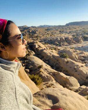 Andrea Sixtos Instagram - Flowin with the elements.. happy 2021 y’all.. love as much as you possibly can this year ♥️ #JoshuaTree ✨