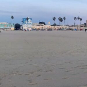 Andrea Sixtos Instagram - ..twas a lovely day indeed 🧡 @dr.zelinamedina 

#VeniceBeach #Friendship #OceanWaves #Ocean #Sunset #FullMoon #Birds #Healing