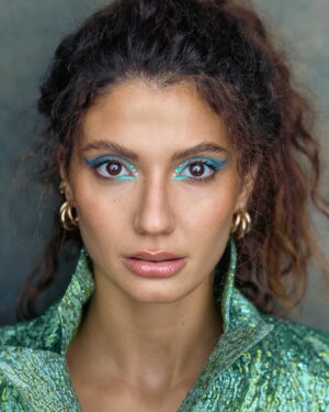 Andrea Vasiliou Instagram - Today is gunna be a good day, I can feel it ✨ let the birthday shenanigans begin 💃🏻 even though my actual birthday is Sunday 😂 some new shots of my curly locks with the talented @kimhardyphotography @larisa.mua 
-
#livetocreate #shoot #fashion #editorial #studio #model #actress #love #makeup #beautyshoot #wmodel #naturalhair #curls #greek #actor #studioshoot #lookoftheday