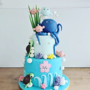Andrea Veselá Instagram - #cake #cakedecorating #cakes #cakedesign #birthdaycake #seacake #chobotnice