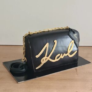 Andrea Veselá Instagram - #cake #cakedecorating #cakes #cakedesign #birthdaycake #karllagerfeldcake #bag