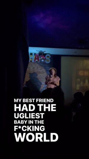 Andrea Vicunia Instagram - PSA: There are some ugly babies out there!😅

So much fun at @laughgas.comedy @accidentalchaos ⭐️⭐️ Thank you @anyimalik 🎤

#babies #babypics #babyfever #standup #standupcomedy #comedian #comedienne

HOW WERE YOUR BABY PICS?
