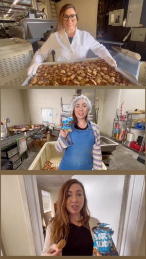 Andrea Vicunia Instagram - Commercial for @bartandjudys is OUT! 
DP - @andymagicbologna 
DIRECTED by - Me

Had so much fun learning about the process of how these healthy cookies are made and tasting them ❤️ (first bite video coming soon!)

With my code “VICA622” you get 20% on top of the “Buy 1, get 1 FREE” promotion!!!

Do you love Cookies? 🍪 🍪🍪🍪🍪🍪🍪