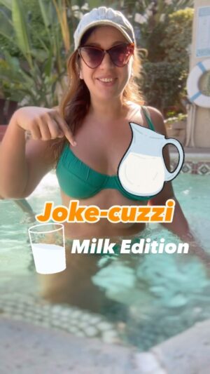 Andrea Vicunia Instagram - 🥛 Joke-cuzzi: MILK EDITION 🥛#learnspanish #jacuzzi #jokecuzzi spanishwayoflife

Spanish milk expressions:

WHAT MILK DO YOU DRINK?