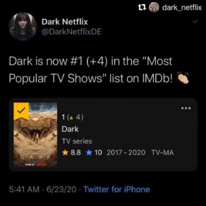 Andreas Pietschmann Instagram - .... 4 days to season 3 .... 😮 DARK is currently #1 on IMDb as the most popular TV series on the website  #darknetflix #netflixoriginal @netflix @netflixde @darknetflix @jantjefriese @baranboodar