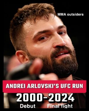 Andrei Arlovski Instagram - @visualedgeit 
@warlovski_andrei 

What makes me #GREAT aren’t the 34 VICTORIES , what makes me GREAT are the 20  times before Saturday night , before #ufc303 - that I figured out how to become victorious ……
@Johnnyknightiv
@Mike_stramaglio
@DavidCloudRamos2.0
@Snowman1972
@Brinkley.snow 

#ThePitBull #AndreiThePitBullArlovski 
#WARlovski #stillFUCKINrolling 
#EUROPEANDREAM 

I AM AN EUROPEAN DREAM ‼️‼️‼️

I FACE #ALL CHALLENGES — ANYWHERE #AND #ANYTIME ‼️‼️

So Saturday night , that night @ufc 303 wasn’t my night ( oops 😬 I’m using3 time word night in 1 sentence 😂 ) , I didn’t want to finish my #JOURNEY in the UFC  like that , but it is - what it is …..
And yes , I’m not BITCHING, just wondering how come ???)
Soooo, my CHAPTER in the UFC  is closed , BUT MY #BOOK 📕 IS NOT FINISHED YET ‼️‼️‼️
Will  see what’s around the corner , right @firstroundmgmt  @abrahamkawa ….???
It’s more #stories to tell ))

I was born in Belarus 🇧🇾……
#I know most of you - have to #Google where it is……
#AND
I’ll help you out….
#Belarus is bordered by #Russia to the east and northeast , #Ukraine to the south , #Poland to the west , #Lithuania and #Latvia to the northwest…
So basically Belarus is the center of #EUROPE )))

When I was born in Belarus - it was part of the Soviet Union , #USSR ….
This is also something most of you will have to Google ….)))

#IaM SOOO #PROUD of where I am FROM , my home country Belarus 🇧🇾 
AND
I am very PROUD to be an AMERICAN 🇺🇸 🇺🇸 RIGHT NOW !! 

I’m going on vacation for a bit right now with my #BEAUTIFUL #FAMILY …..
So , I wanna say to you - my fellow Americans in advance - #happyindependenceday #MERICA #fourthofJuly 

Всем привет 🤝 !!
У меня все 👍🏻, чего и вам желаю ….
Короче, мой путь , длиною в 24 года 😱😱😱 ‼️‼️‼️в UFC подошел к логическому завершению , но ‼️ но - это только закончилось еще одна ‘глава’ в моей книжке , в моей ММА карьере , а так еще всееееее впередииии !!!
Ща в отпуск с семьей , а потом к вам с новостями……
ВСЕМ , ОГРОМНОЕ СПАСИБО 😊 !!!

  Ваш Андрей ПИТБУЛЬ Орловский .