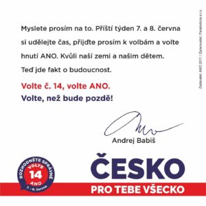 Andrej Babiš Instagram - Tohle si přečtěte, je to důležité.