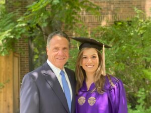 Andrew Cuomo Instagram - Congratulations to my @mariahkennedycuomo, who graduated from Northwestern Business School today — you continue to amaze me and make us all so proud.  So wonderful to be able to celebrate your incredible achievement together.