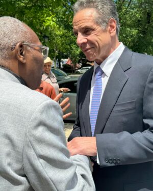 Andrew Cuomo Instagram - This morning I joined my old friend Rev Moore to address the  Congregants at the First Baptist Church of Crown Heights in Brooklyn.  It was wonderful to be back with so many old friends and meet new ones.
