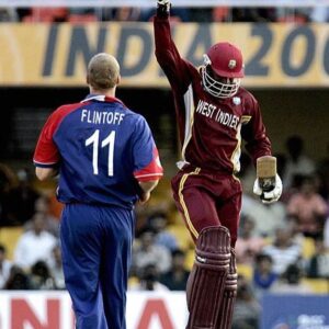Andrew Flintoff Instagram - Unfortunately careers end and @chrisgayle333 s was one of the best and definitely the most entertaining . Enjoyed  playing against him but enjoyed watching him more . What a man ! Congrats Boss 💥💥💥