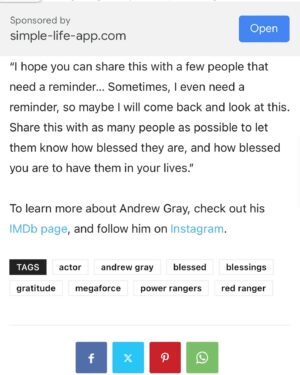 Andrew Gray Instagram - We can all learn something from this article and post! @andrewgray inspires us to seek gratitude and to look at life’s blessings! Thank you Andrew for being an inspiration to us all! #Powerjournalist Read about it here: https://www.truehollywoodtalk.com/andrew-gray-inspires-us-all-to-seek-gratitude-and-look-at-lifes-blessings/