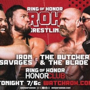 Andrew J. Williams Instagram - One thing Ol’ choppy and uncle slicey like, are dismantling meaty stinking’ animals. Watch us draw and quarter these crumbs. 7pm WATCHROH.com  @aew @ringofhonor