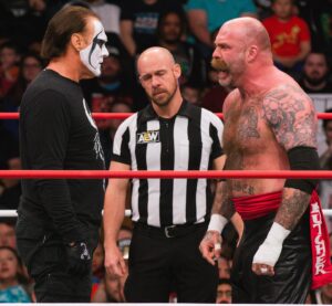 Andrew J. Williams Instagram - This was such an achievement that when i started this weird world of wrestling, i never thought would happen. I got to talk shit to one of my heroes. @stinger you are everything a pro wrestler should be. No matter what era, always pushing and always innovating. Thank you for your experience, tenderness, leadership and being a great person. ❤️❤️❤️❤️ @aew @aewontv