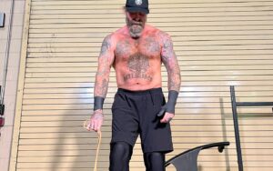 Andrew J. Williams Instagram - I’m warming up for an ass beating tonight. Let’s go. #AEW  is LIVE TONIGHT for 2-Hours on @tntdrama 
#AEWRampage  
LIVE @ 10pm ET / 9pm CT
#AEW  Battle of The Belts  #AEWBOTB
LIVE @ 11pm ET / 10pm CT