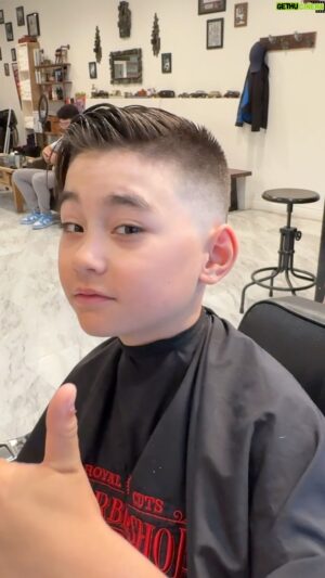 Andrew Phung Instagram - Fresh Cut Fridays! The power of a great barber. 💈 

A big thanks to @ado_barber at @royalcutsbarbershop.ca for getting my little dudes ready for the Summer with these fresh cuts. #barber #barberlife