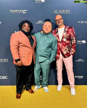 Andrew Phung Instagram - Had an absolute blast hosting the @thecdnacademy Television Craft Awards yesterday! A huge thanks to the creative and production team for pulling out a wildly fun event. It was too much fun and I’m so thankful to work with such a killer team. Big props to @alexamackell for helping me out with some of the comedy bits. Air horns all around! Thank you to the Canadian Academy for the opportunity! 

And then got to attend the Television Performance Awards to cheer on my guys @jonathanmlangdon and @standupali! They were both nominated for @runtheburbs but also each got a second nomination for Faith Heist and Sort Of. To say that I’m proud of these to is an understatement. They are both incredible actors, comedians and human beings. You both deserve all the success! ❤️

Congrats to my pal @hooraymae for your CSA. Can’t wait to see you host the main show Friday at 8pm on @cbcgem and @cbcgem!