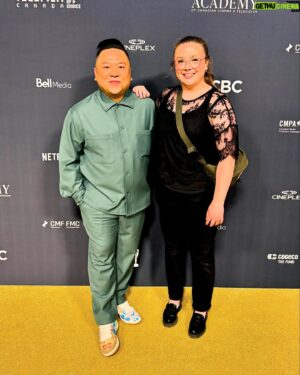 Andrew Phung Instagram - Had an absolute blast hosting the @thecdnacademy Television Craft Awards yesterday! A huge thanks to the creative and production team for pulling out a wildly fun event. It was too much fun and I’m so thankful to work with such a killer team. Big props to @alexamackell for helping me out with some of the comedy bits. Air horns all around! Thank you to the Canadian Academy for the opportunity! 

And then got to attend the Television Performance Awards to cheer on my guys @jonathanmlangdon and @standupali! They were both nominated for @runtheburbs but also each got a second nomination for Faith Heist and Sort Of. To say that I’m proud of these to is an understatement. They are both incredible actors, comedians and human beings. You both deserve all the success! ❤️

Congrats to my pal @hooraymae for your CSA. Can’t wait to see you host the main show Friday at 8pm on @cbcgem and @cbcgem!