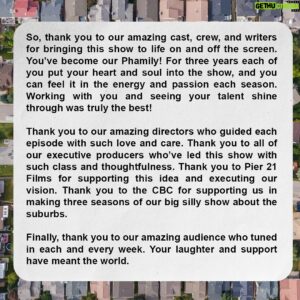 Andrew Phung Instagram - To the fans, cast, and crew of Run the Burbs, 
 
It is with mixed emotions that we share the news that CBC has decided not to move forward with a fourth season of Run the Burbs. Naturally, we were saddened to hear this, but it’s also offered a chance for us to reflect on the 3 seasons we’ve made. Making Run the Burbs was an absolute joy and we’re so incredibly proud of what this show has accomplished on and off screen. We’re also excited to have season three gearing up for its premiere on one of the leading networks in the US, and an amazing partner for the show, The CW. We’re also thrilled that audiences can continue to stream seasons one through three on CBC Gem in Canada and that season one and two can be found in the U.S. on Hulu.  
 
We set out to make a funny, heartfelt, high-energy show about the suburbs and the families that make them great. 3 years later, we are so proud to have made one of the most diverse and culturally specific comedies to ever come out of this country. A relatable and hilarious show about a Vietnamese/Indian family living their best life in the suburbs! 
 
Thank you to our amazing cast, crew, and writers for bringing this show to life on and off the screen. You’ve become our Phamily! Working with you and seeing your talent shine through was truly the best! Thank you to our amazing directors who guided each episode with such love and care. Thank you to all of our executive producers who’ve led this show with such class and thoughtfulness. Thank you to Pier 21 Films for supporting this idea and executing our vision. Thank you to the CBC for supporting us in making three seasons of our big silly show about the suburbs. Finally, thank you to our amazing audience who tuned in each and every week. Your laughter and support have meant the world. 
 
These past 3 years have been a non-stop wild ride, and a dream come true! From the bottom of our hearts, thank you! 

CBC is kindly hosting a finale screening in Toronto on Thursday, May 16th. Check back here tomorrow for more info on how to get tickets!
 
Sincerely,
Andrew Phung & Scott Townend ❤️
#runtheburbs

(Caption edited for length. Full message in the photos.)