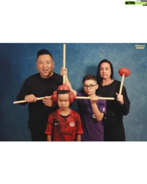 Andrew Phung Instagram - The Phung’s x @awkwardportraitstudio 📷 

Our pal @hooraymae shared this super fun Awkward Photo Popup. It looked like a blast, and let me tell you, it was SOOOOOO MUCH FUN! It was a nice way to get some nice family pictures but also allowing the kiddos to be silly. They have props, you can bring pets, and the whole thing was a breeze. You can book online and there is a great family rate! Also, you can visit @northerntouchvintage which is located on the main floor for some sick vintage finds. #awkwardfamilyphotos