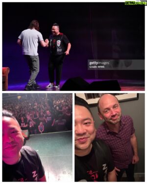 Andrew Phung Instagram - Last night was incredible! Thank you to @samizayn for inviting @tastysandwich and I down to do an improv set at your comedy show “Sami Zayn and Friends Do Toronto”. We had a blast and the audience was 🔥🔥🔥. Honestly, this was like a dream come true and “pinch me” moment. Honoured by your friendship, and it was a joy to see you in your element. Congrats to you and the entire team! ❤️

Also, finally broke out my Stone Cold vest. This was the perfect event to break out this fit.
