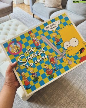 Andrew Phung Instagram - Just grabbed this gem of a vintage Simpsons chess set from @bhtoys! They do not make toys like this anymore. The chess pieces are incredible. 😍😍😍