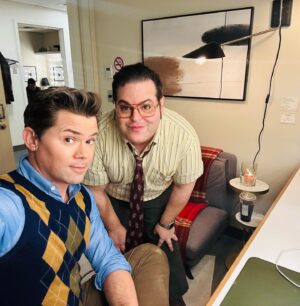Andrew Rannells Instagram - Josh Gad was born today and we are all better because of it! I know I am. I love you, Joshie. Happy Birthday! 🧡