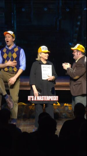 Andrew Rannells Instagram - Bud & Doug, while it can sting to have the historical accuracy of your bio-musical called into question, this one famous Broadway producer loves you. You’re both so much more than GUT! #GutenbergBway 

#hillaryclinton #broadway #musical #musicaltheatre #andrewrannells #joshgad