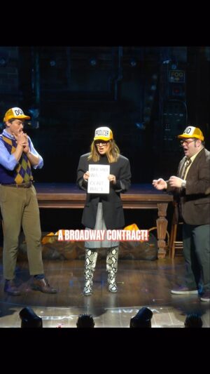 Andrew Rannells Instagram - Okay, but when will @shobean’s “iiiIIII eaaaAAAT them toOOoooOOO” be available to stream?? #GutenbergBway 

#shoshanabean #andrewrannells #joshgad #broadway #musicals #musicaltheatre