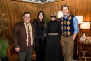 Andrew Rannells Instagram - Anna Wintour and Anne Hathaway at #GutenbergBway...That’s all.

📸: @triciambaron