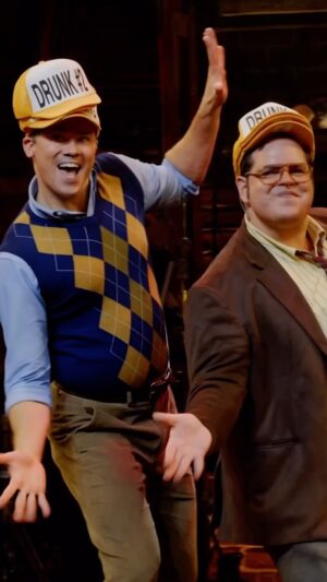 Andrew Rannells Instagram - It’s the final week of GUTENBERG’s life! Not the man — he died 556 years ago (rip🙏) — but the HIT BROADWAY MUSICAL, starring @andrewrannells and @joshgad. Snag tickets and be there in person for the final 8 shows! #GutenbergBway 

#andrewrannells #joshgad #broadway #musicals #musicaltheatre