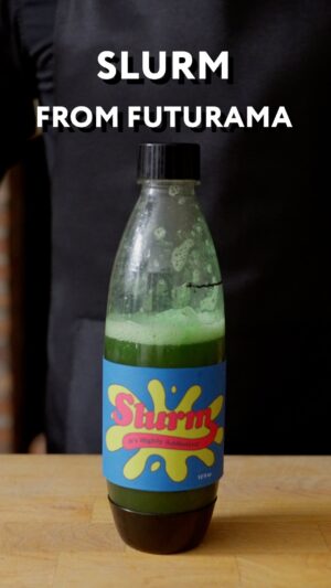 Andrew Rea Instagram - Andrew makes slurm from futurama 👽 

…you guys even want the recipe for this?