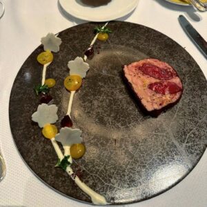 Andrew Rea Instagram - It was thrilling enough to celebrate 8 years of Babish with my wonderful friends/coworkers at @restaurantdaniel, but nothing could’ve prepared me for meeting the man himself. Thank you all so much for the dizzying and surreal life that Babish has given me and the five wonderful people that it now employs. We’ve got some big things cooking for 2024.

Course 1: Foie Gras Terrine
Course 2: Pimentón Paccheri Pasta
Course 3: Red Wine Braised Duck