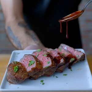 Andrew Rea Instagram - We're going back to basics on this week's Basics, exploring the concept of steak in all its wondrous forms. Reverse-seared, forward-seared, and just seared, served up with red wine sauce, compound butter, and a mojo-chimichurri. Live now, link in tree!