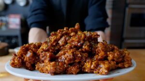 Andrew Rea Instagram - Hungry yet? Today on the channel @alvin.zhou is making Korean garlic fried chicken. It’s definitely worth a watch, but also worth making yourself. Link in the tree in bio!