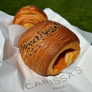 Andrew Rea Instagram - Awfully pretty croissants from @carissasthebakery - the one up front is kimchi, potato, and cheddar