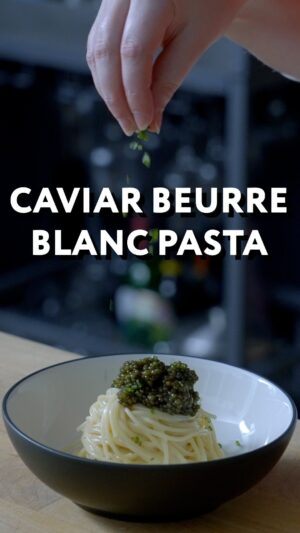 Andrew Rea Instagram - Leftover Caviar Pasta. Don’t let the indulgence go bad, savor every drop. You deserve it. 

Recipe on babi.sh