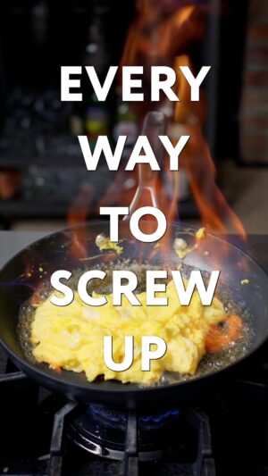 Andrew Rea Instagram - The French Omelette…what, like it’s hard? Here’s every way to screw it up (and how to make it better). The full episode is at the link in bio. Shout out to @danishcreamery for sponsoring this episode and inspiring me to give the omelette another chance.