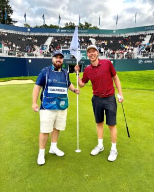 Andrew Shane Instagram - I might be the greatest caddy of all time 🤔 

Unreal day with @calfreezy in his Pro-Am group with @minwoo27lee for the @bmwpga this week 🙏🏼