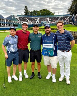 Andrew Shane Instagram - I might be the greatest caddy of all time 🤔 

Unreal day with @calfreezy in his Pro-Am group with @minwoo27lee for the @bmwpga this week 🙏🏼
