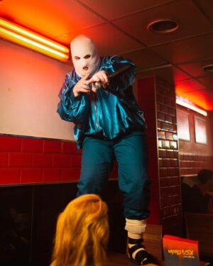 Andrew Shane Instagram - We just dropped the Real Name music video, out now on @ksi’s channel. And yes — wearing this Bally non stop for a two day shoot WAS as sweaty as you’d imagine. 
Thanks to @rvbberduck for this crazy idea. You executed it to perfection. And much love to the rest of the crew. 📸 @bastakespics