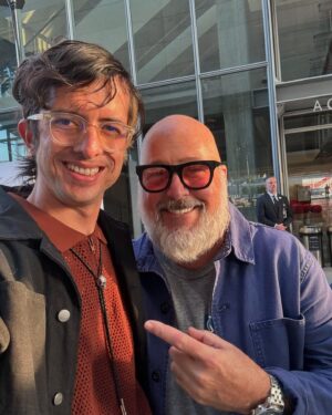 Andrew Zimmern Instagram - True story: @chefaz was the first TV food person to see me in 2008. I was 19 and probably one of the only foodbloggers at the time that didn’t come from a privileged background and didn’t have much to my name, yet he trusted me for a whole ass segment on his second season of “Bizarre Foods.” We hadn’t seen each other since then and finally reunited yesterday for the screening of his three-part @pbs documentary “Hope in The Water” that is all about the current fight for sustainable seafood. We gave each other the biggest hug and it was like no time had passed at all. It was a reminder that you never really do know how far saying yes to random things will get you in life. Swipe right to see me when I was in my hippy zen punk Teotihuacán-ass foo era. Andrew, you are a real 1!
