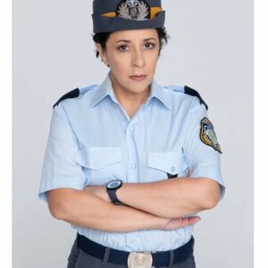Andri Theodotou Instagram - Ολίγον από ….αυστηρών ύφος !!!#ant1tv #picture #picoftheday #police #tv #comedy #greece #lovemyjob #instagram #instagood #instadaily #actress #cute #girl #woman #ektosypiresias @ektos_ypiresias @ant1tv
