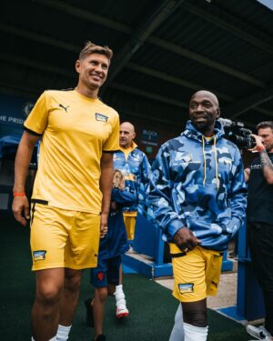 Andriy Shevchenko Instagram - Today football legends, current players, movie and music celebrities will take to the pitch to play a charity football game in support of Ukraine. I thank everyone who came, who helped, believed in this idea and was with us all along, all the people staying with Ukraine on the path to victory!

The goal of the @game4ukraine is to raise funds for @u24.gov.ua , to rebuild school in the Chernihiv region, which was destroyed by a Russian missile. So every donation during the match is important, as it will help 415 children return to school.
•
Вже сьогодні легенди футболу, діючі гравці, зірки кіно, музики вийдуть на поле, щоб зіграти благодійний матч на підтримку України. Дякую кожному, хто приїхав, хто допоміг, повірив в цю ідею і був з нами. Кожному, хто залишається з Україною на шляху до перемоги!

Мета @game4ukraine — зібрати кошти через @u24.gov.ua на відновлення школи на Чернігівщині, яку зруйнувала російська ракета. Тож кожен ваш донат під час матчу важливий, адже він допоможе 415 дітям повернутися до навчання.