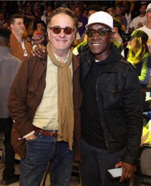 Andy García Instagram - Go lakers !!! With my pal the great actor! Don Cheadle !