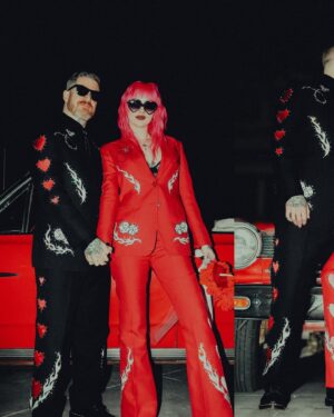 Andy Hurley Instagram - Mr. & Mrs. Hurley 💍❤️‍🔥 est. 2.14.24
•
excited to celebrate with all of our loved ones tonight! 
📸: muisemedia @daveymuise 
suits by @rosecutclothing