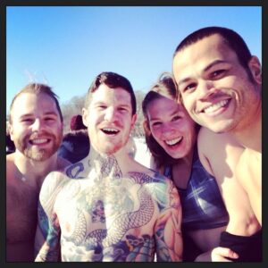 Andy Hurley Instagram - Fun, friendship, freezing waters for NY #polarprizes