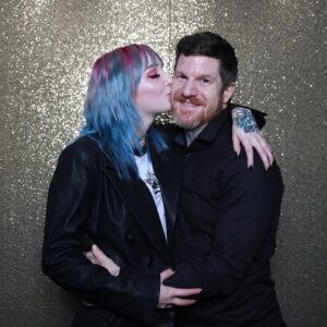 Andy Hurley Instagram - Congratulations to my love for opening her amazing salon! @luxesalon.pdx couldn’t miss the grand opening party! 🎉 🎈